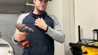 BLACK+DECKER 20V MAX Matrix Cordless Drill/Driver (BDCDMT120C), Drill Kit (Orange)