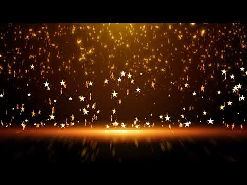 Golden Particles Shiny Loop Seamless 60Fps 4K | Falling Stars Streak Animated Background Video Loop