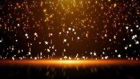 Golden Particles Shiny Loop Seamless 60fps 4k | Falling Stars Streak Animated Background Video Loop