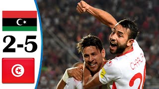 Libya vs Tunisia 2-5 All Goals & Highlights 25/03/2021 HD