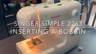 Singer Simple - Inserting a Bobbin