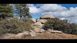 Scenic campground in the Hualapai Mountains southeast of Kingman, Arizona. ❄️ 🥶 ⛺️