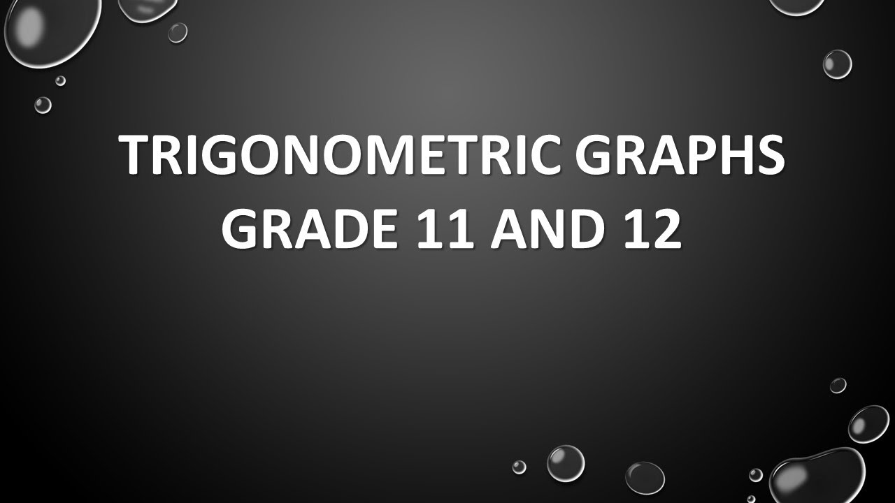 Trig Graphs with Mr X 2024