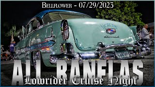 Lowrider Cruise Night in Bellflower 07/29/2023 Alaniz Beatz
