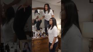 Jenn image comes through the mirror and tells her u have no clue what its like living inside there😱