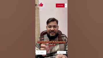 Contextual Keywords in C# #shorts #csharp #programming #learnprogramming