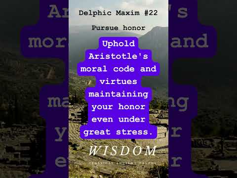 Delphic Maxim #22