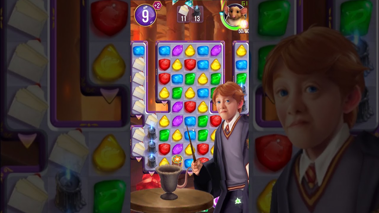 Harry Potter: Puzzles & Spells level 599 no boosters