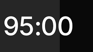โฑ 95 Minute Timer with Alarm | Temporizador 95 minutos | Cronรดmetro 95 minutos | 95๋ถ ํ์ด๋จธ | ๏ผ๏ผๅใฟใคใใผ