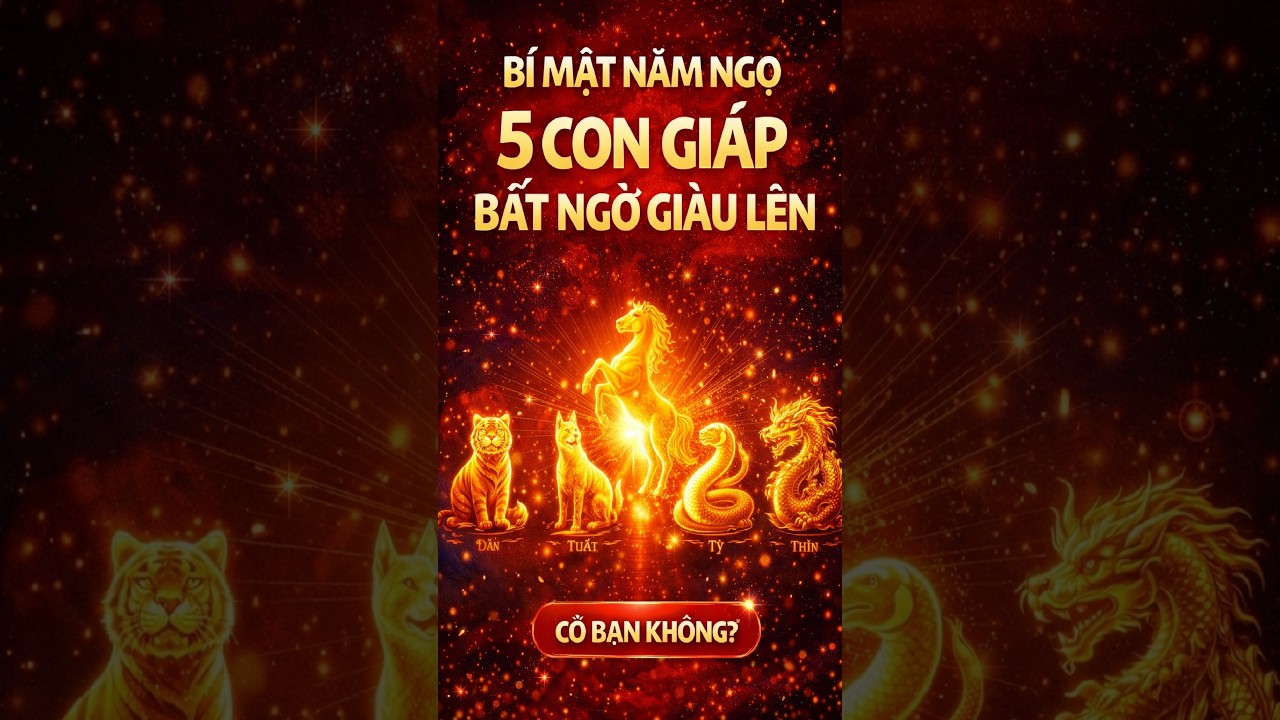 BĐS NGẦM - Top 5 Con Giáp Giàu Lên Năm Ngọ 2026  Ai Bứt Phá Tài Lộc & Đầu Tư BĐS Thuận Lợi