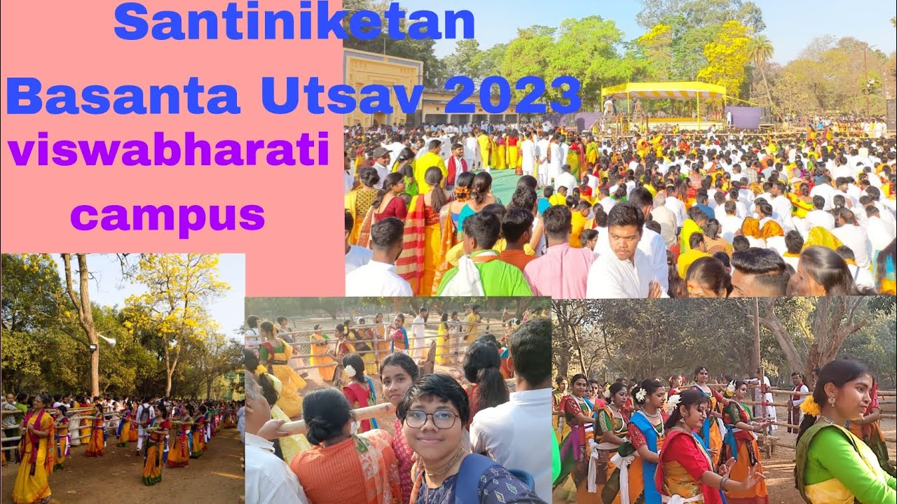 Santiniketan Basanta Utsav 2023 | Viswa-bharati University | Pravat Feri | Happy holi 2023 #holi
