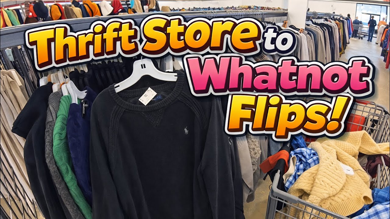 Reselling from the Thrift Store to Whatnot!