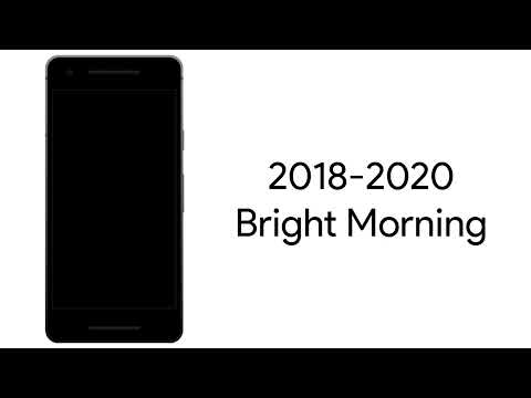 Evolution of Google Alarm tones 2017-2022