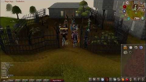 RuneScape HD- 758912, Drasmo, and Girl 973 getting 99 Firemaking and Woodcutting!