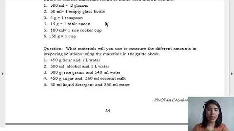 LEARNING TASK 1-4  CONCENTRATION OF SOLUTION