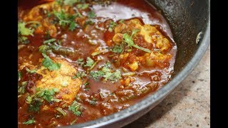 EGG DROP CURRY - EASY AND QUICK  WITH ENGLISH SUBTITLES....