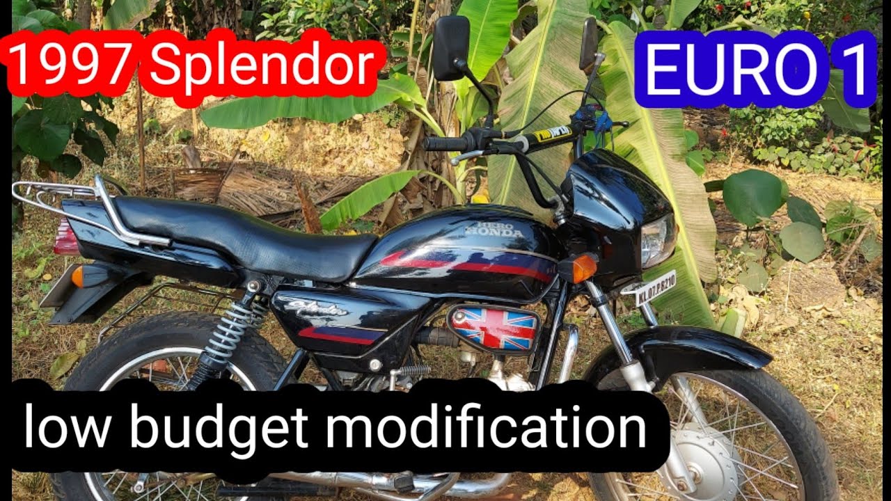 1997 Splendor malayalam review, low budget modification 🤑[Adnox bit] # ...