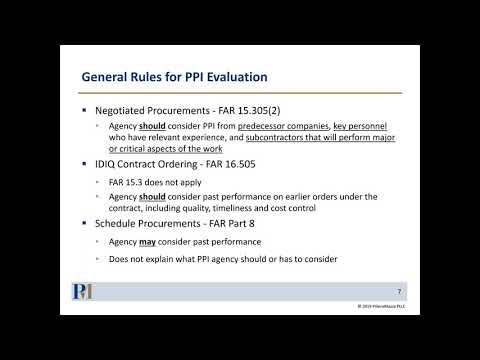 “Past Performance” of Government Contractors: Obtaining It, Using It, and Defending It