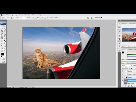 Tutorial Manipulasi Foto Up&Up dengan Photoshop CS