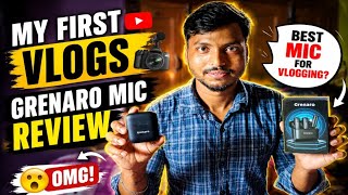 My First Vlogs 🎥 | Grenaro Mic 🎙️ Review 😮