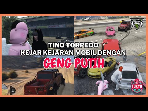 TINO TORPEDO CAR CHASE LUCU DENGAN GENG PUTIH! #TokyoverseRoleplay