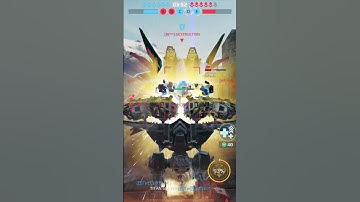 When your teammates actually defend the #Behemoth 🥰 — #warrobots #shorts War Robots