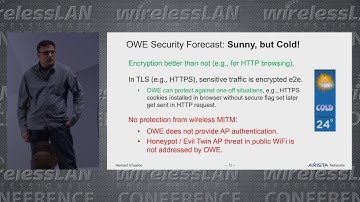WPA3, OWE and DPP | Hemant Chaskar | WLPC Phoenix 2019