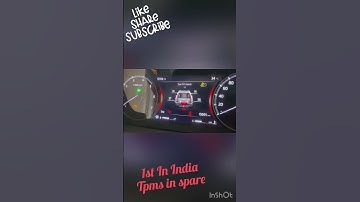 Scorpio N Tpms Installed in spare tyre #cars #carslover #mahindra #mahindrascorpio 1st in #india