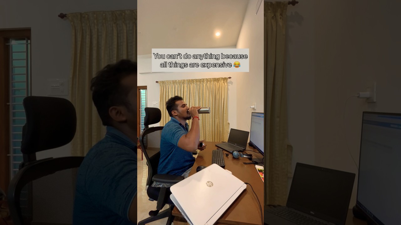 Work pressure pavangal 🥹😂