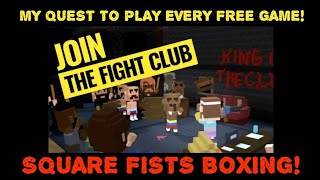 Square Fists Boxing! My Quest To Play Every Free Game! screenshot 5