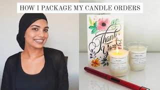 HOW I PACKAGE MY CANDLE ORDERS | How To Protect Your Candles During Shipping | Candle Business