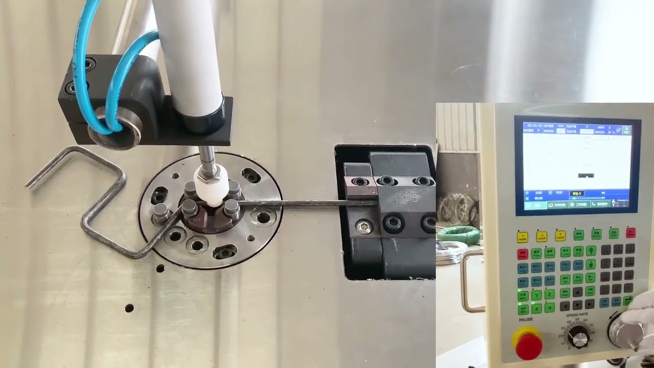 2D wire bending machine manual video