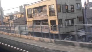 651系　車窓　綾瀬通過→車内放送