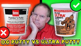 Old School Putty vs New Ultra Putty? Master Plumber Explains! (Plumber's Putty Best Uses)