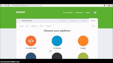 Using Disqus on Drupal