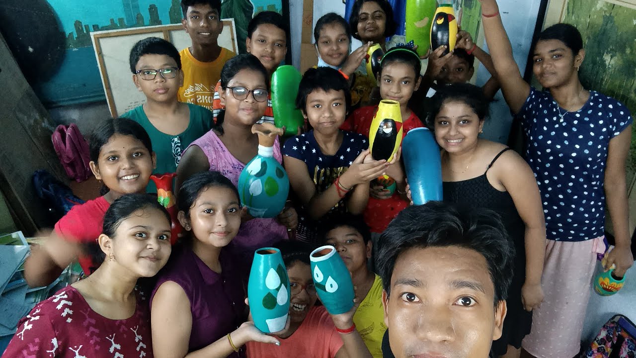 Pot Painting Class || Param Art Academy  Siliguri  || 17th July 2022 || 
