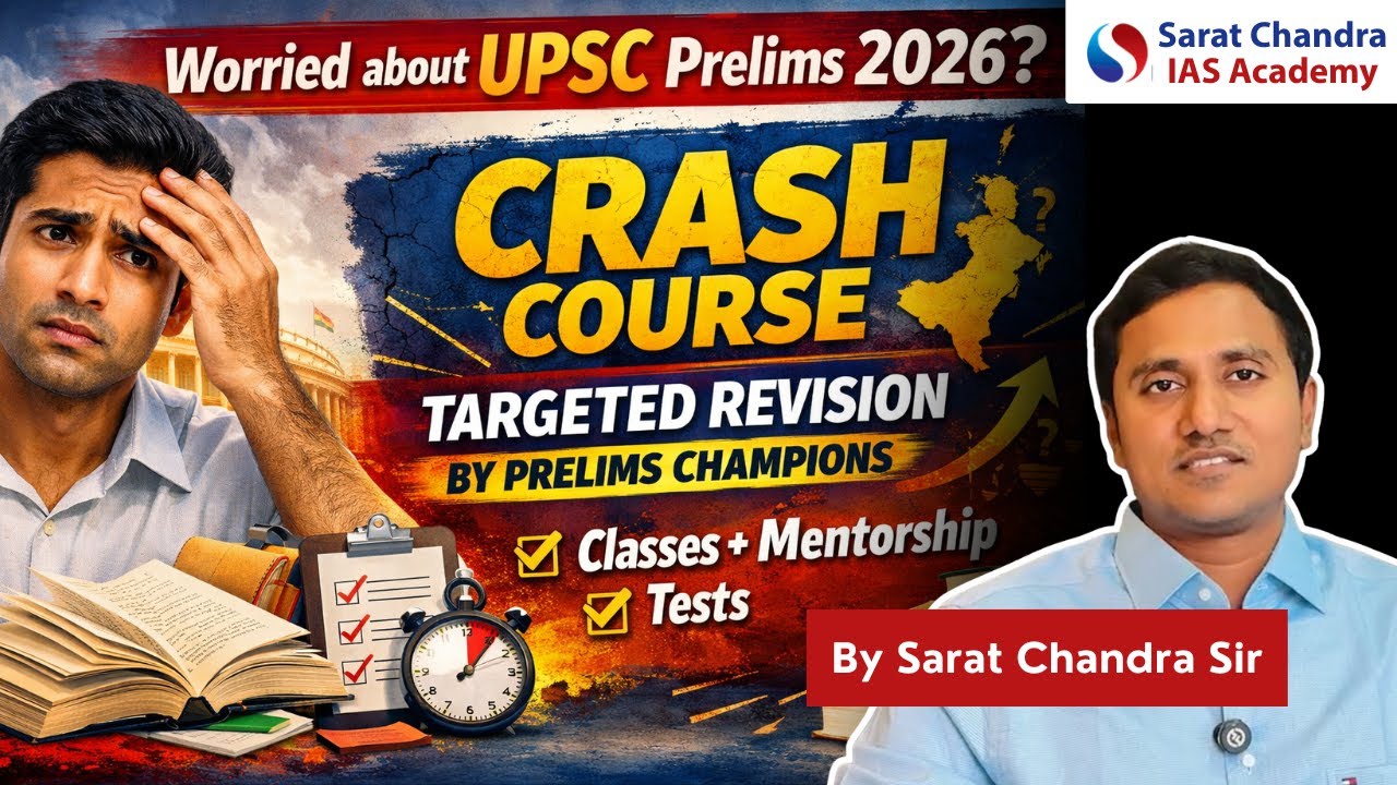 UPSC Prelims 2026 Rapid Revision by Experts with mentorship & Test Series | Hyderabad & online