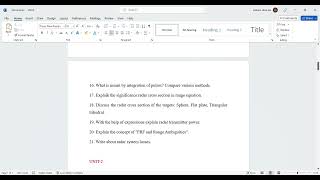 RADAR SYSTEM IMPORTANT QUESTIONS UNIT-WISE #JNTU#RADARSYSTEM