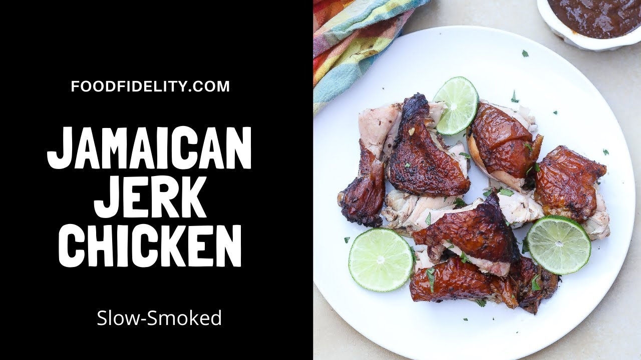 How To Make Authentic Smoked Jamaican Jerk Chicken - YouTube