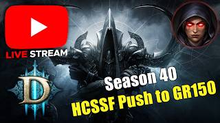 Diablo 3 Season 40 Blast to GR150 HCSSF, Wizard Time