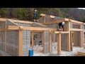 Processus de fabrication dune belle maison de style coren charpentier coren qualifi