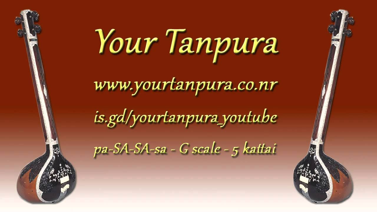Your Tanpura   G Scale   5 kattai