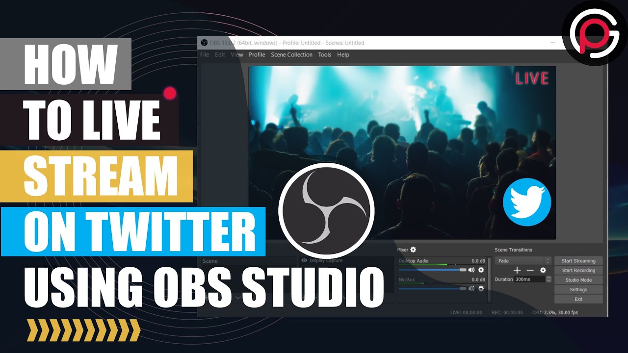 How to Live Stream to  using OBS Studio - OTTVerse