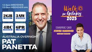 Walk for Epilepsy 2025 - Australia Overnight Interview with Steven Carnuccio