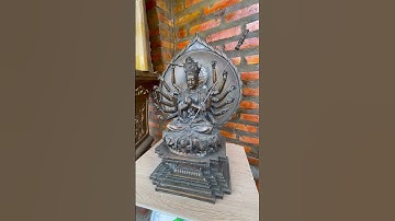 Tượng phật mẫu chuẩn đề bằng đồng sắc nét lành tít. Lh: 0907172315