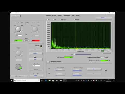 SoundCard Scope - Spectrum analysis - YouTube