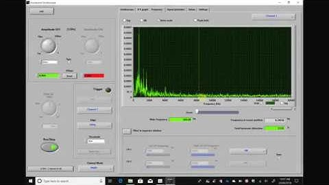 SoundCard Scope - Spectrum analysis