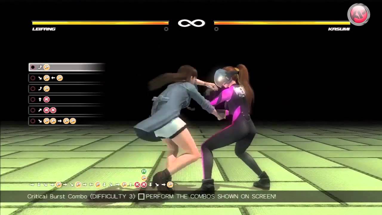 Dead or Alive 5 Ultimate - LeiFang Combo Challenge - YouTube