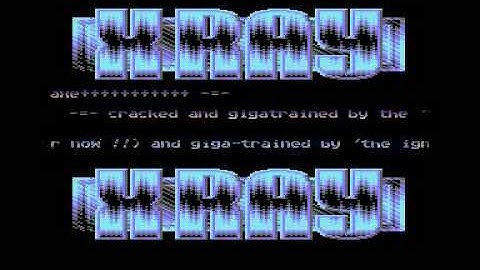 C64 crack intro XRAY - Golden Axe Trainer -
