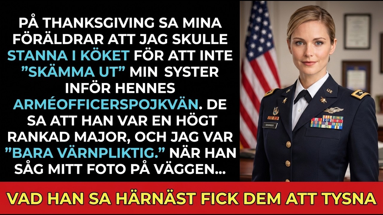 Mina föräldrar och min syster försökte gömma mig på Thanksgiving — hennes pojkvän kände igen mig.